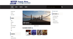Desktop Screenshot of frontrowboxoffice.com